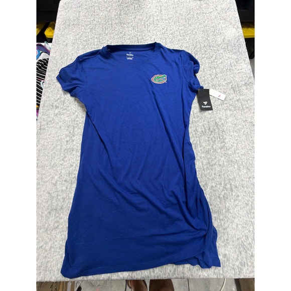Fanatics Dresses & Skirts - Fanatics Florida Gators Womens Royal Blue T-Shirt Dress Embroidered Logo NWT L